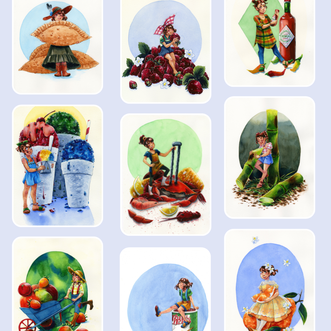 Some cute food art prints