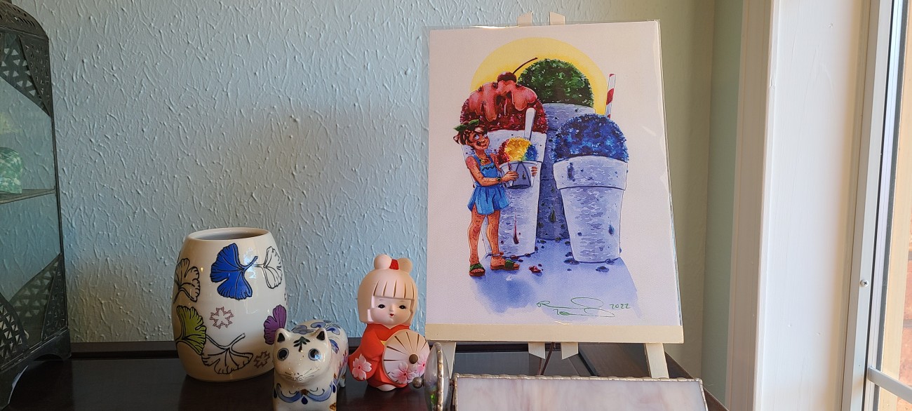 9x12 Snoball print